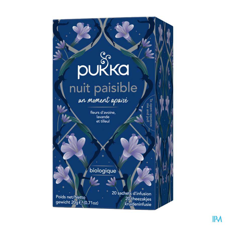 produit Pukka Infusion Nuit Paisible Bio Sachet 20