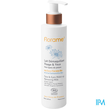 vignette Florame Lait Demaquillant Visage Yeux Bio 200ml