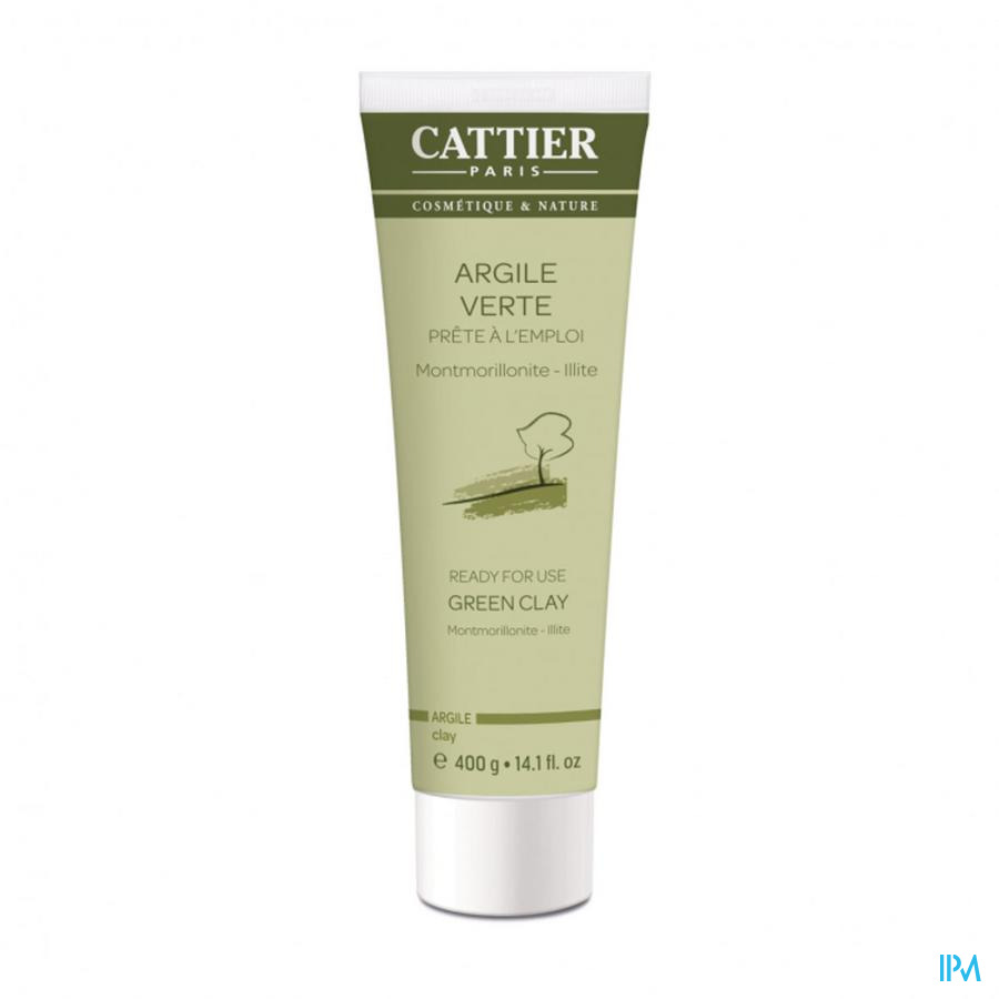 vignette Cattier Argile Verte Pate Prete Emploi 400g
