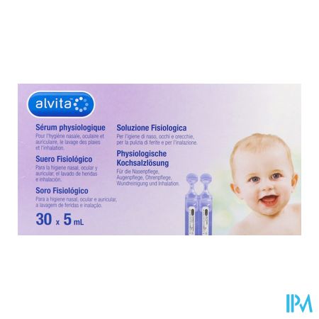 vignette Alvita Serum Physiologique Unidose 5ml 30