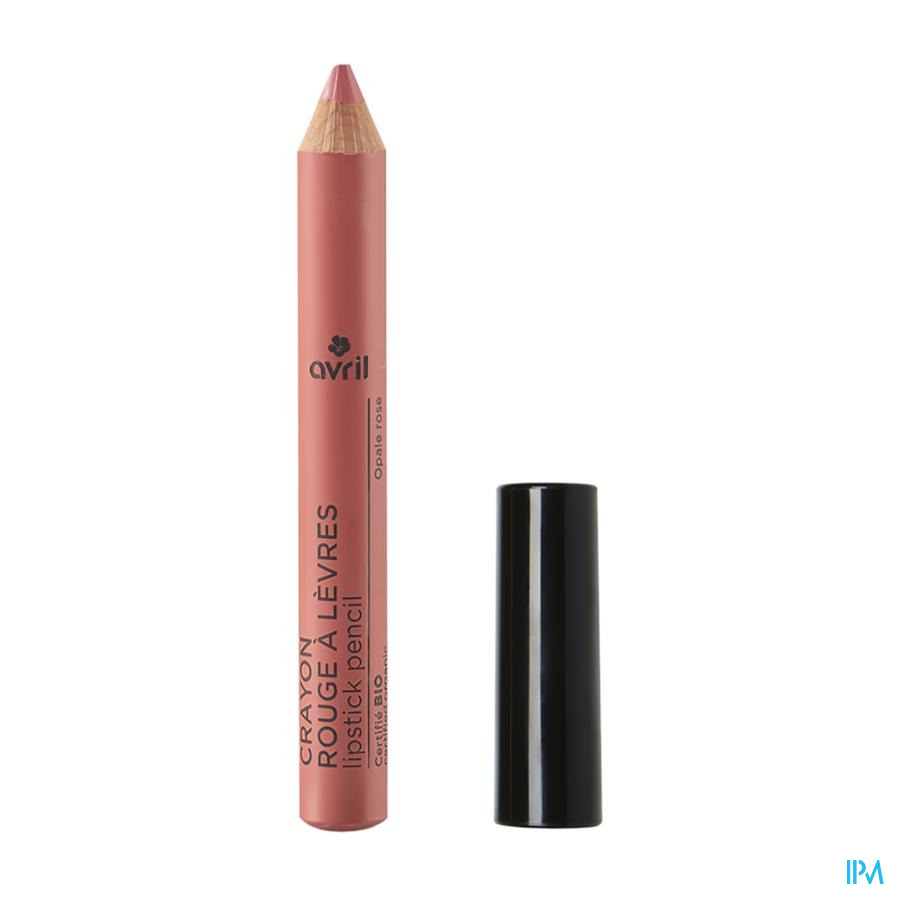 vignette Avril Crayon Rouge A Levres Opale Rose Certifie Bio 2g