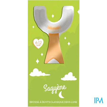 vignette SAGYENE BROSSE A DENT DEMI LUNE 6-12ANS