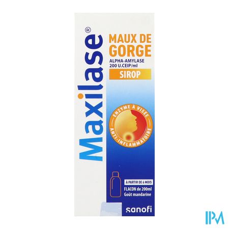 vignette MAXILASE 200U/ML SP 200ML