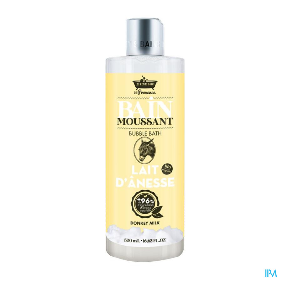 vignette Les Petits Bains De Provence Bain Moussant Gel Douche 2en1 Lait Anesse 500ml