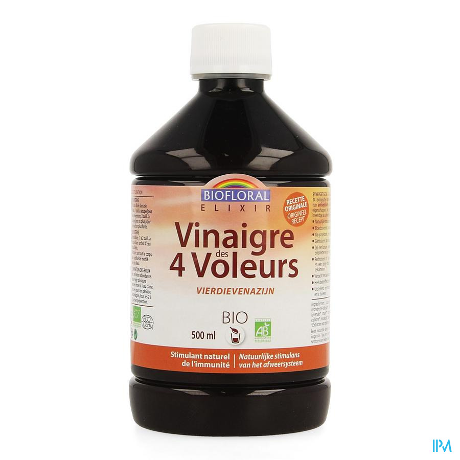 produit Biofloral Vinaigre 4 Voleurs Bio 500ml