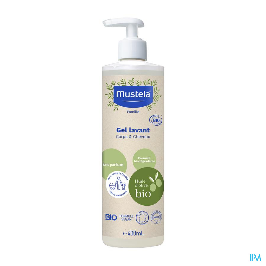 vignette MUSTELA BIO GEL LAV S/P F400ML 1