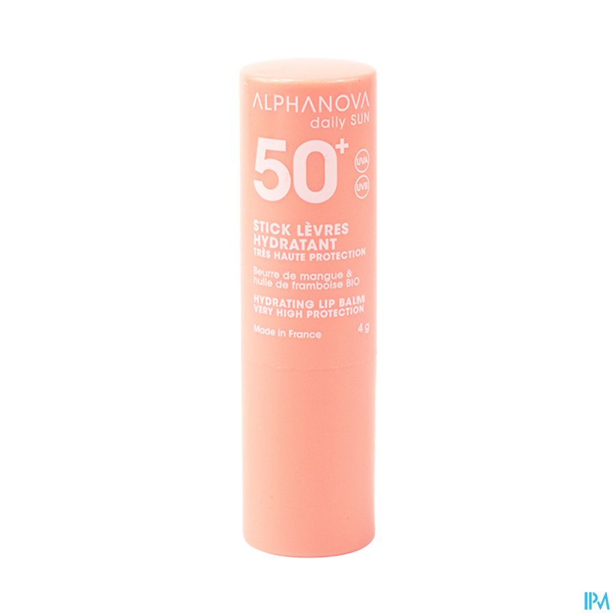 produit ALPHANOVA STICK LEVRES SOLAIRE SPF50+ 4G