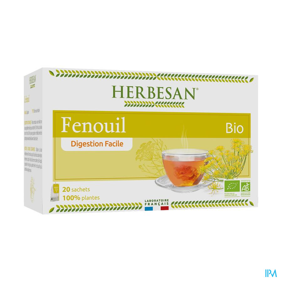 produit HERBESAN INFUSION BIO FENOUIL 20