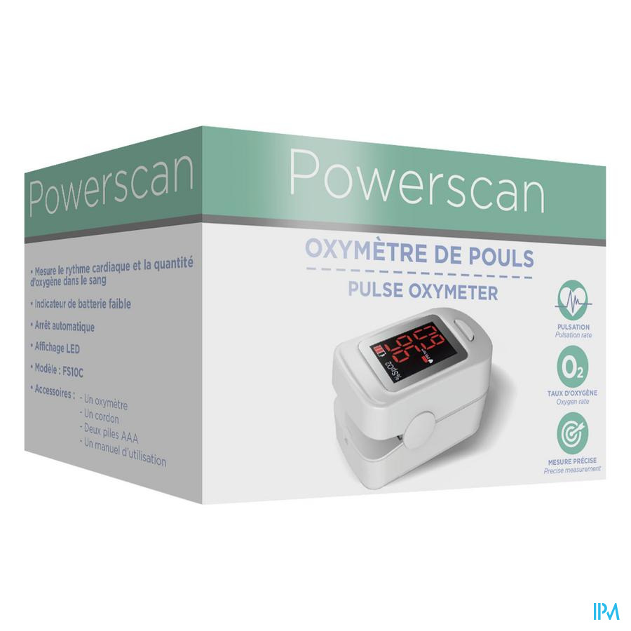 produit POWERSCAN OXYMETRE DE POULS FS10C