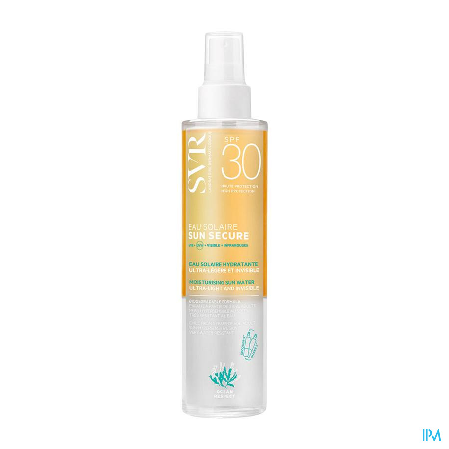 vignette SVR SUN SECURE EAU SOLAIRE SPF30 200ML