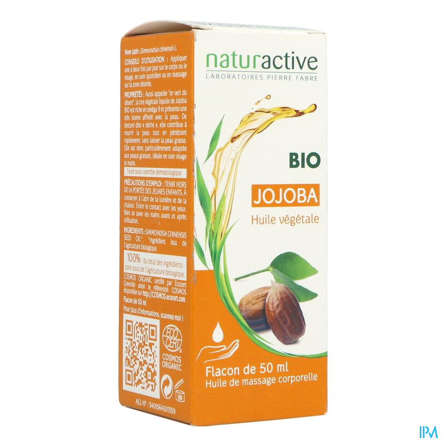 vignette Naturactive Huile Vegetale Bio Jojoba 50ml