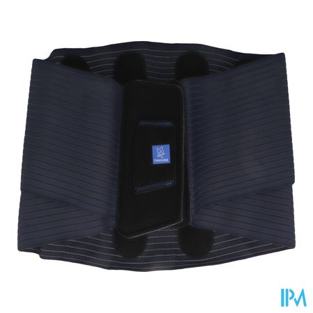 vignette Thuasne Lombaskin Ceinture Soutien Lombaire 26cm Noire Bleue T2