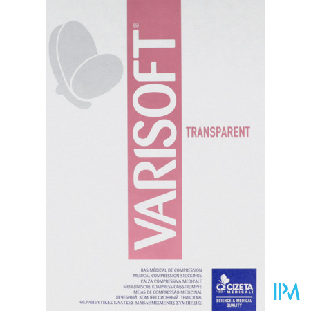 vignette Varisoft2 Transparent Collant Normal Noir T1