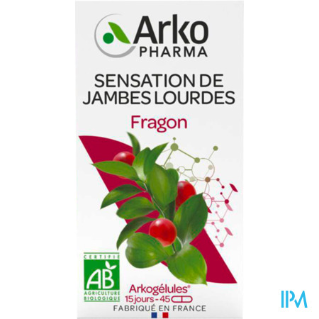 produit ARKOGELULES FRAGON BIO FL45 GELU