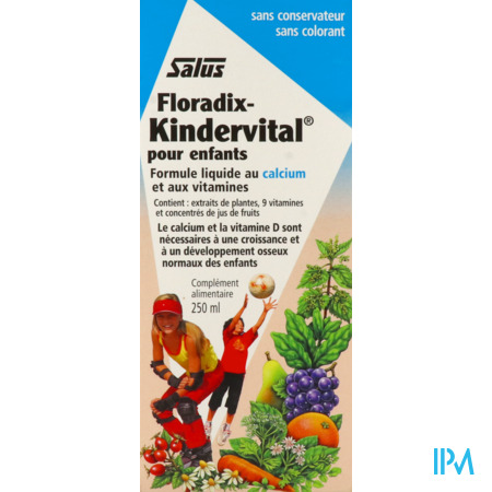 vignette Salus Floradix Kindervital Preparation Pour Boisson Enfant 250ml