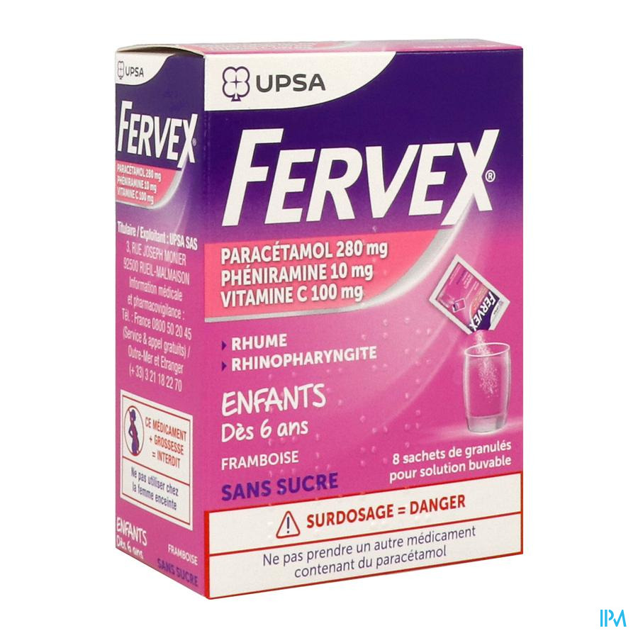 vignette FERVEX ENFANTS S/S SACHET 8