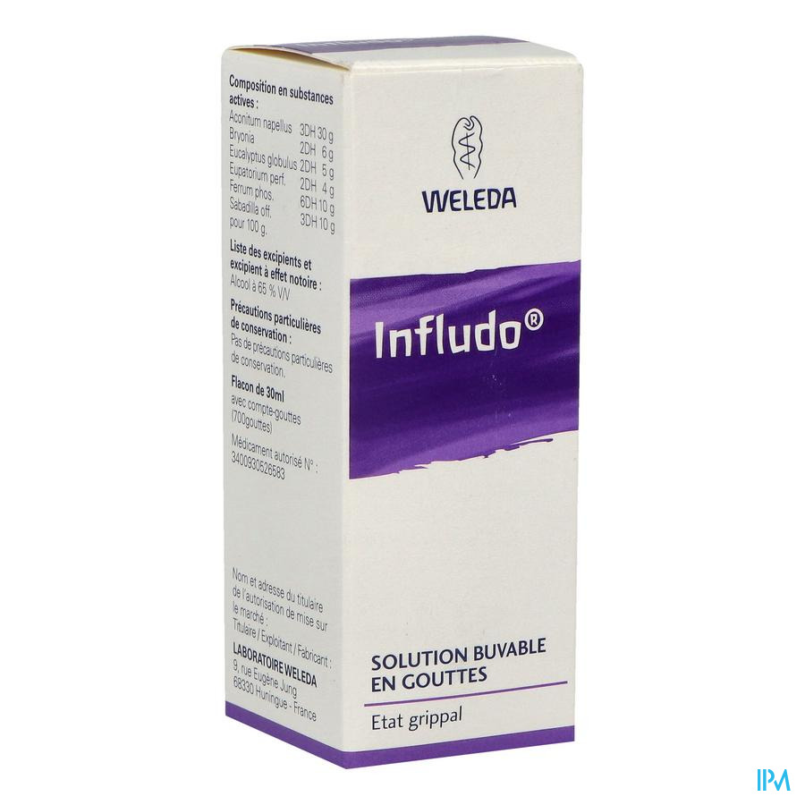 vignette INFLUDO SOL BUV 30ML