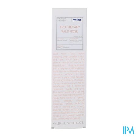 vignette Korres Lait Corps Apothecary Wild Rose 125ml