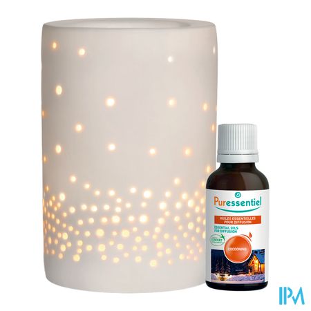 vignette Puressentiel Coffret Diffuseur Chaleur Douce Lumini + Mini Diffuse Cocooning 10ml Offert