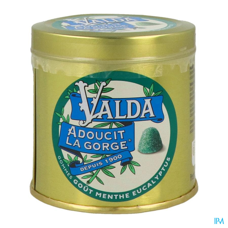 vignette Valda Gommes Menthe Eucalyptus 140g