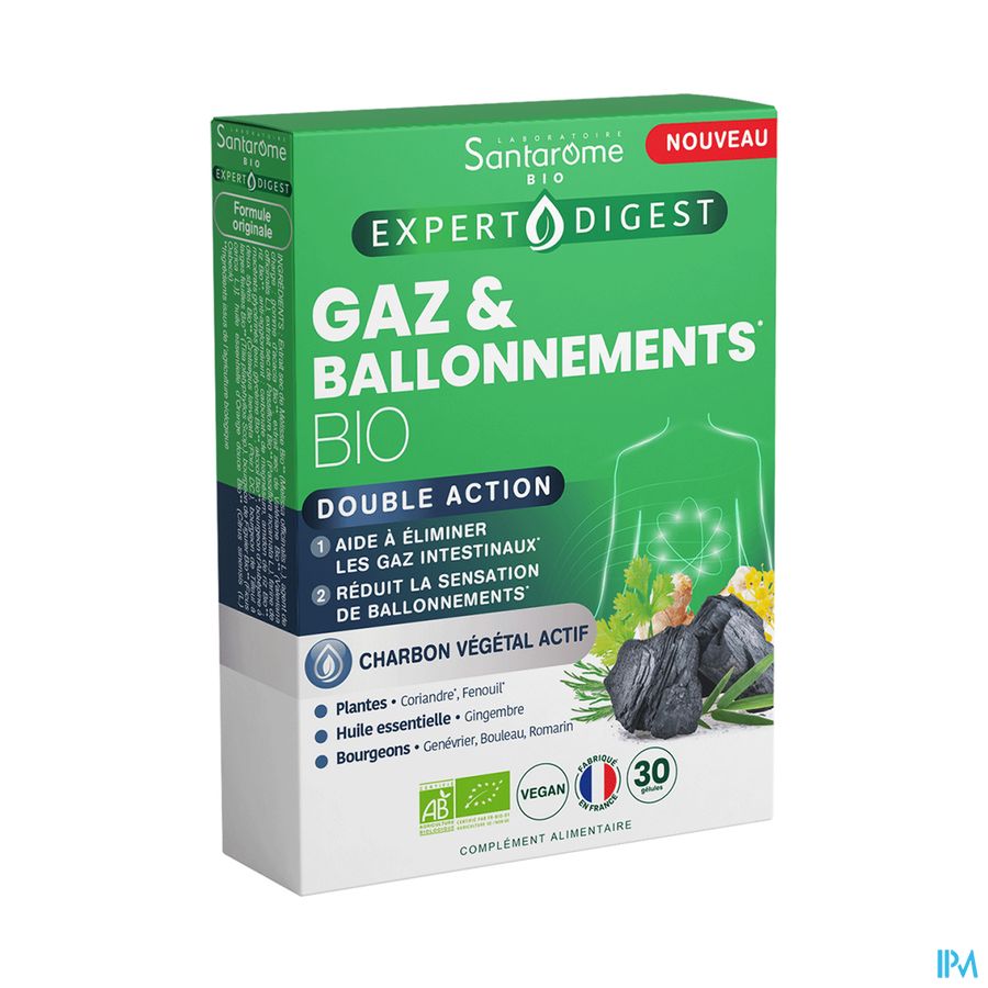 produit SANTAROME GAZ & BALLONNEMENT BIO GELU30