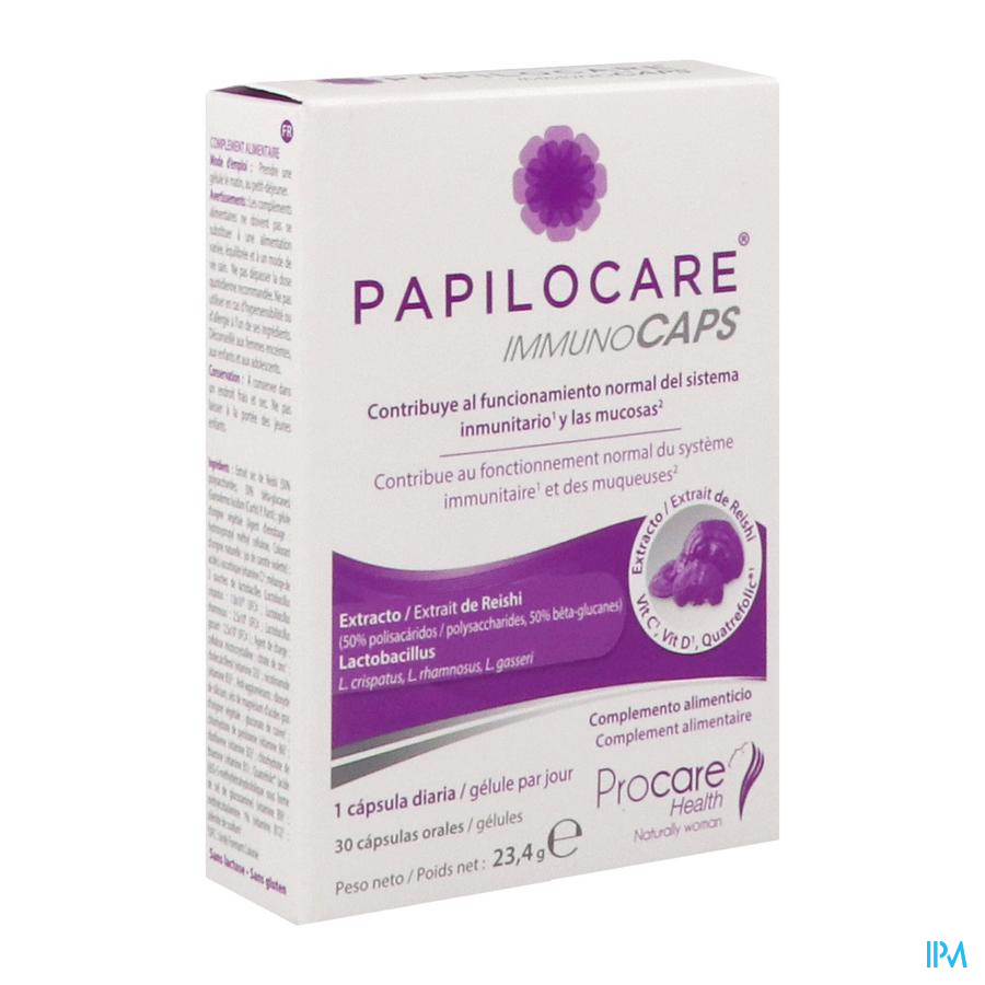 produit PAPILOCARE IMMUNOCAPS GELULE 30