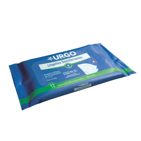 produit URGO LINGETTES DESINFEC X12