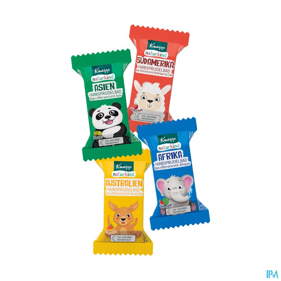 vignette Kneipp Tablettes Effervescentes X4 Nature Kids Autour Du Monde 4x20g