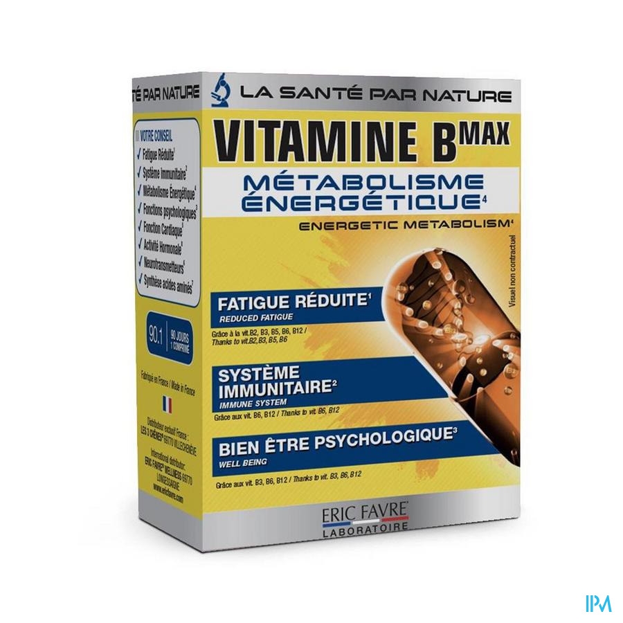 vignette Eric Favre Vitamines B Max Comprime 90