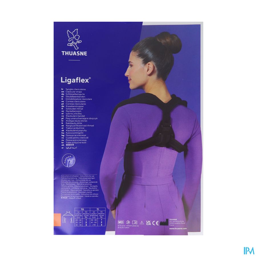 vignette THUASNE SANGLES CLAVI.LIGAFLEX T1 NOIR