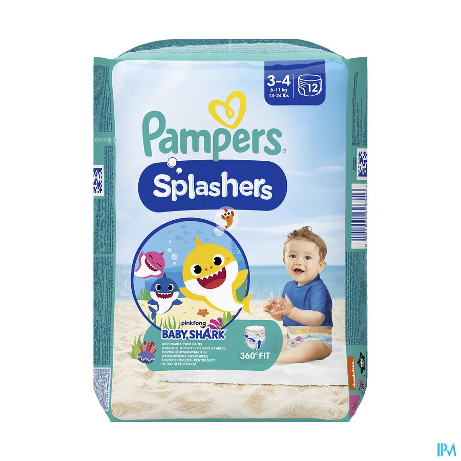 produit PAMPERS T3 4 12 SPLACHERS