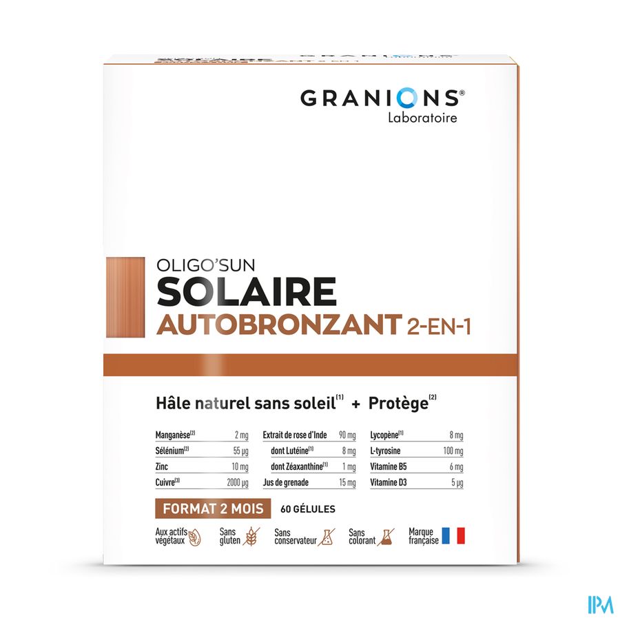 vignette GRANIONS SOLAIRE AUTO-BRONZANT CPR60
