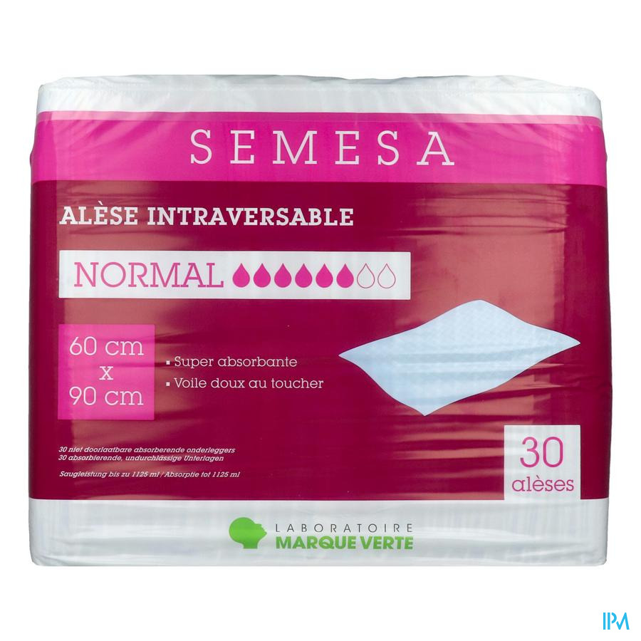 vignette Semesa Aleses Absorbantes Intraversable Normal 60cm X 90cm 30