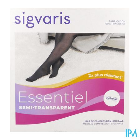 vignette Sigvaris2 Essentiel Semitransparent Bas Cuisse Autofixant Dune Long Xxlarge
