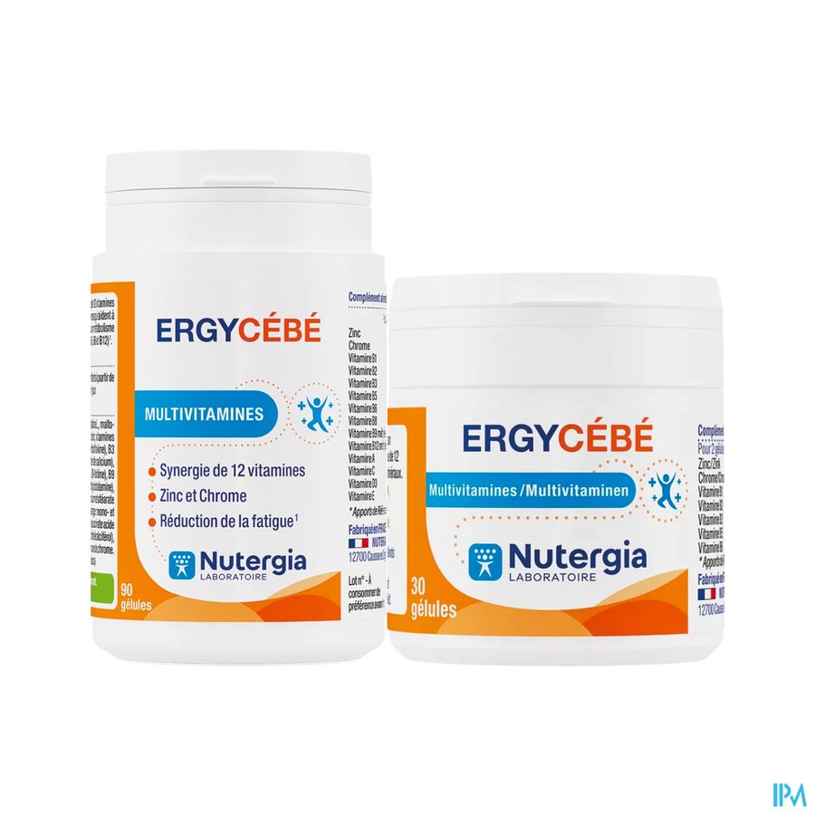produit Nutergia Ergycebe Gelule 90 + 30 Offertes