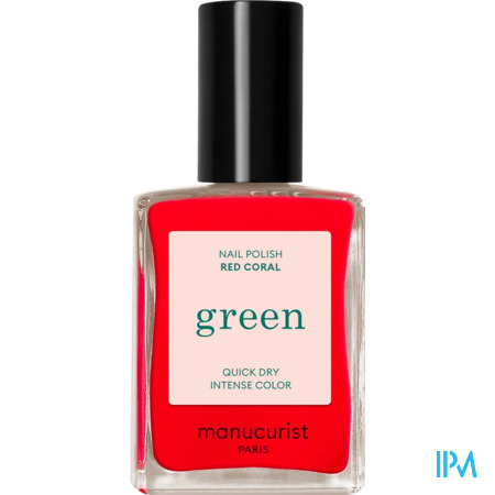 vignette Manucurist Green Vernis A Ongles Red Coral 15ml