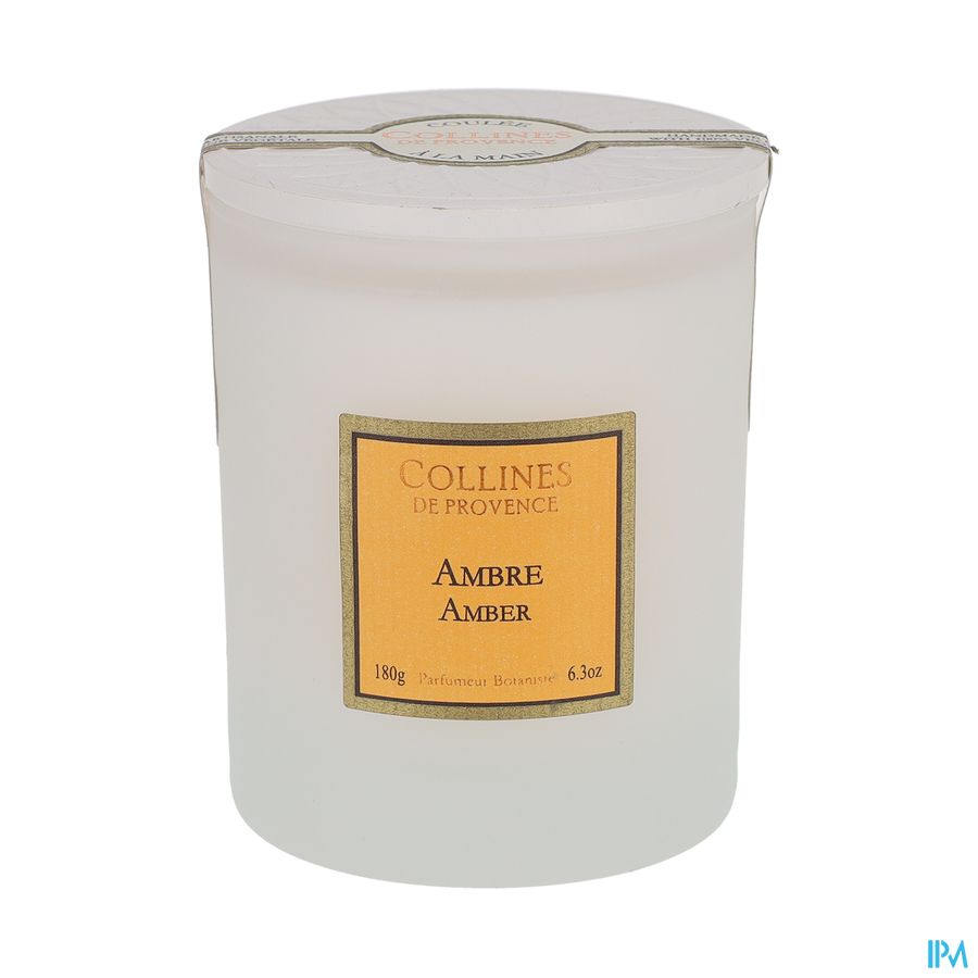 produit COLLINES PROV BOUGIE PARFUMEE AMBRE 180G