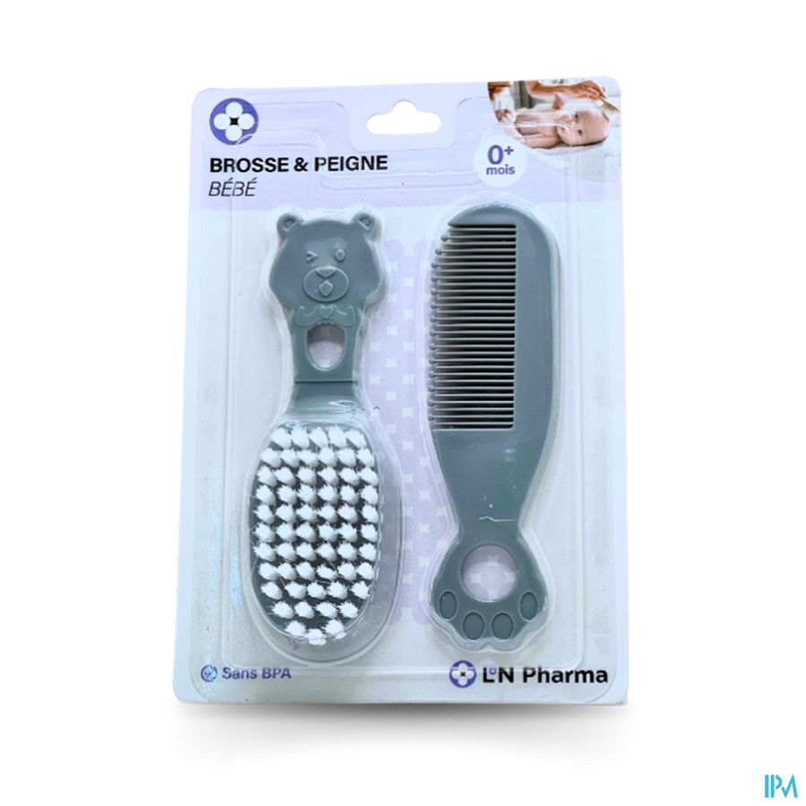 produit L2N KIT BROSSE ET PEIGNE BEBE