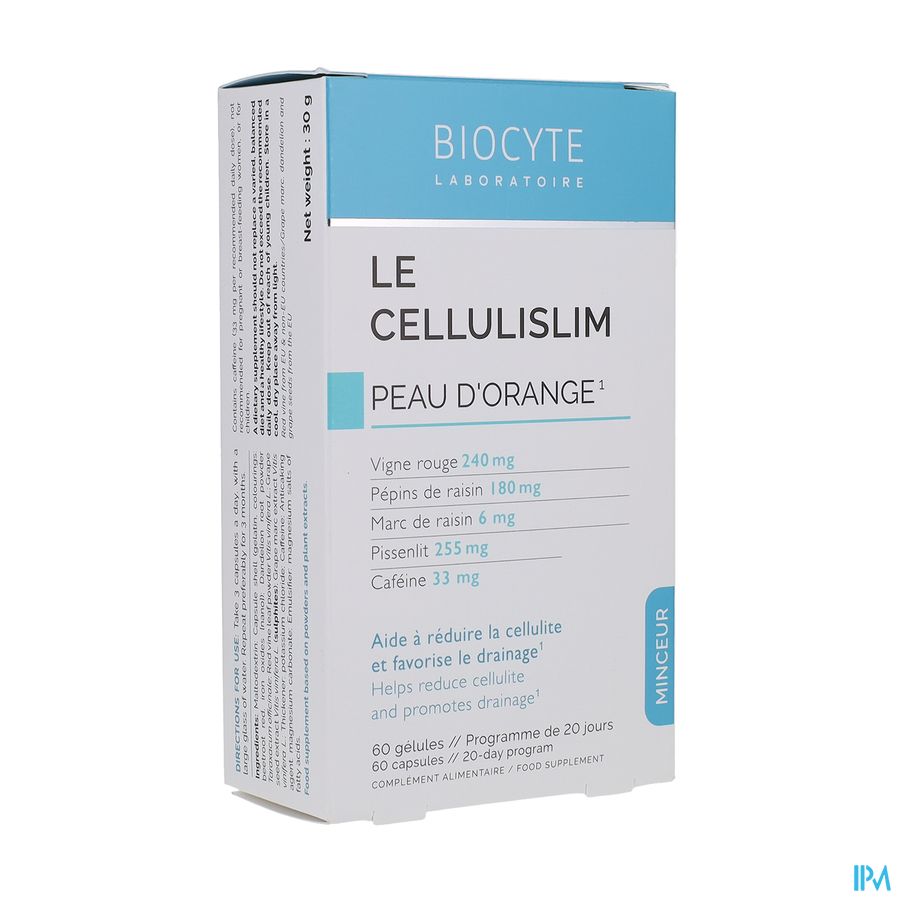 produit Biocyte Le Cellulislim Peau D'orange Gelule 60