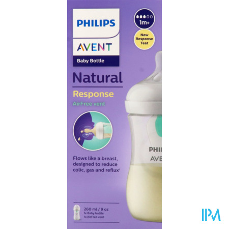 vignette AVENT BIB NAT RESPONSE AC 260ML