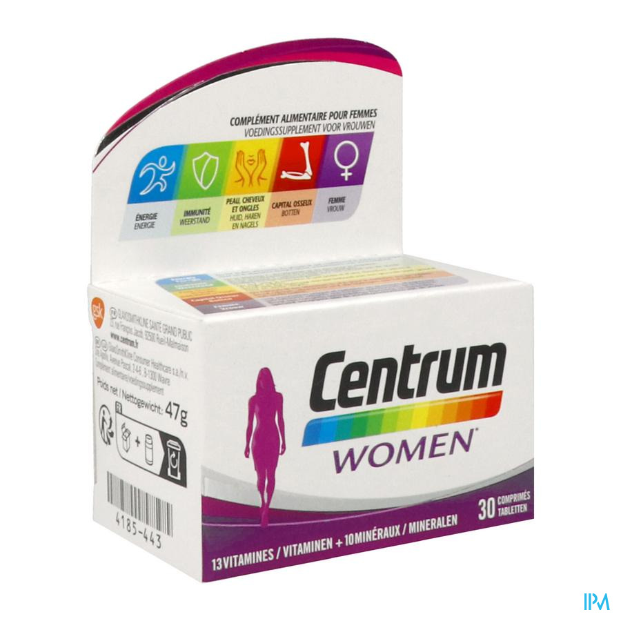 produit CENTRUM WOMEN CPR 30