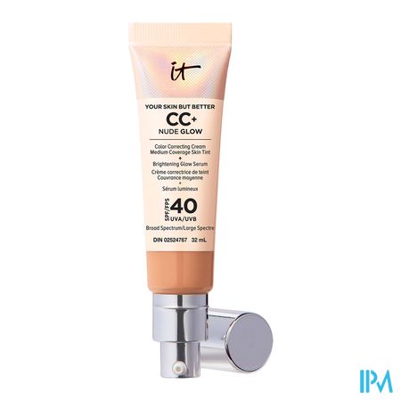 vignette It Cosmetics Cc+ Cream Nude Glow Illuminatrice Spf40 Medium Tan 32ml