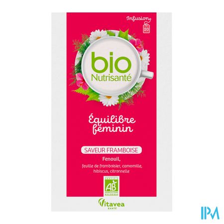 vignette Vitavea Bionutrisante Infusion Equilibre Feminin Sachet 20