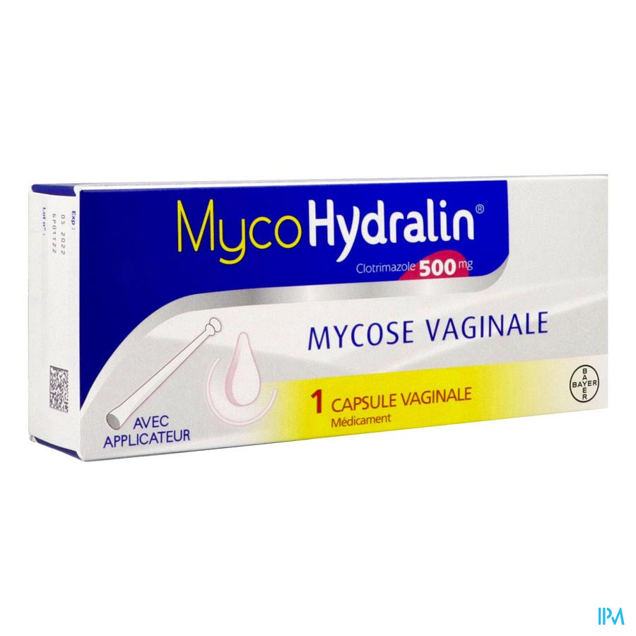 vignette Mycohydralin 500mg Capsule Vaginale Avec Applicateur 1