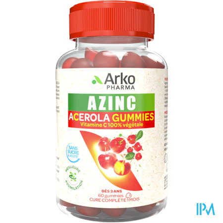 produit Arkopharma Azinc Acerola Gummies 60