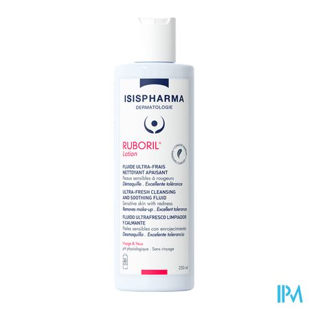 vignette Isispharma Ruboril Lotion Lait Demaquillant Apaisant 250ml