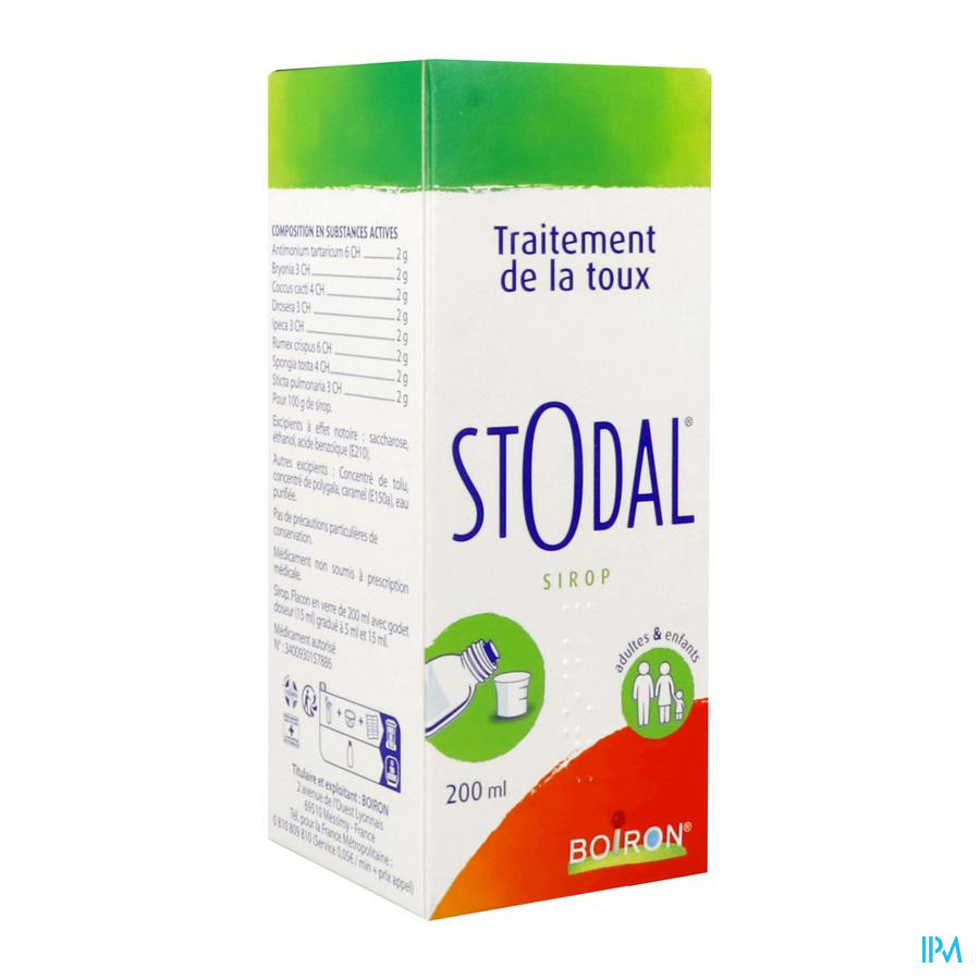 vignette STODAL SIROP 200ML