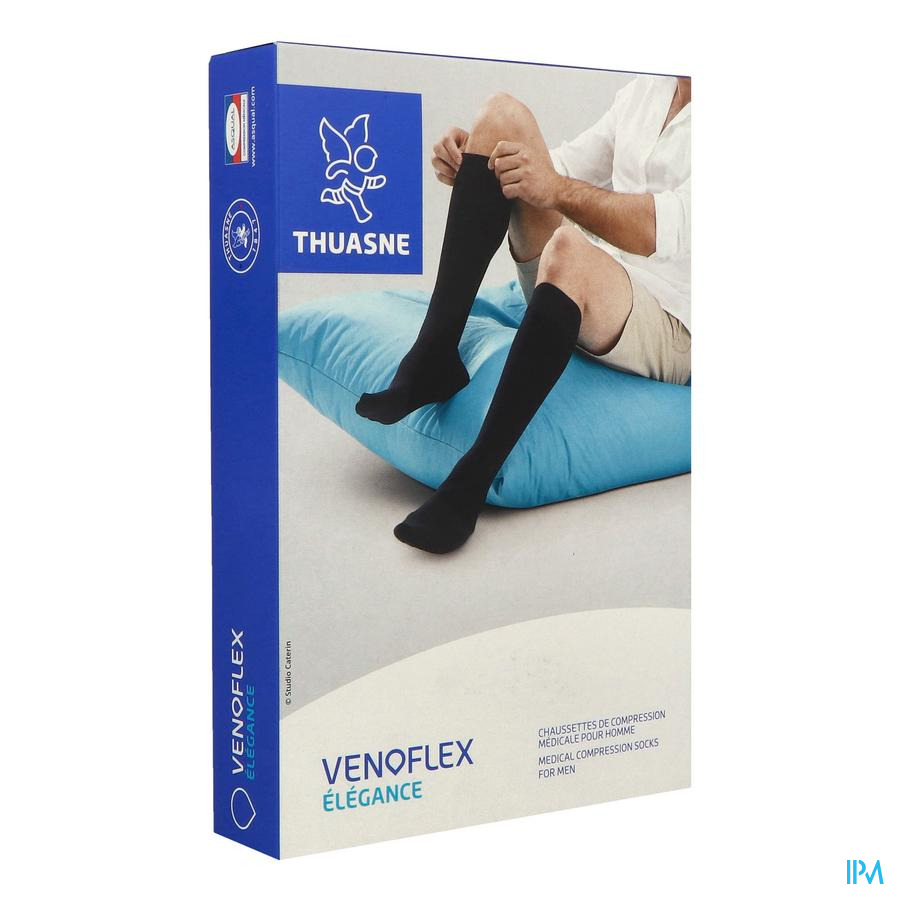 vignette Venoflex2 Elegance Homme Chaussette Noir Normal T1