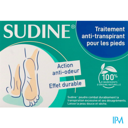 produit Sudine Poudre Antitranspirante Pieds Sachet 6
