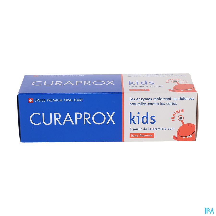 vignette CURAPROX KIDS FRAISE 0 PPM 60ML